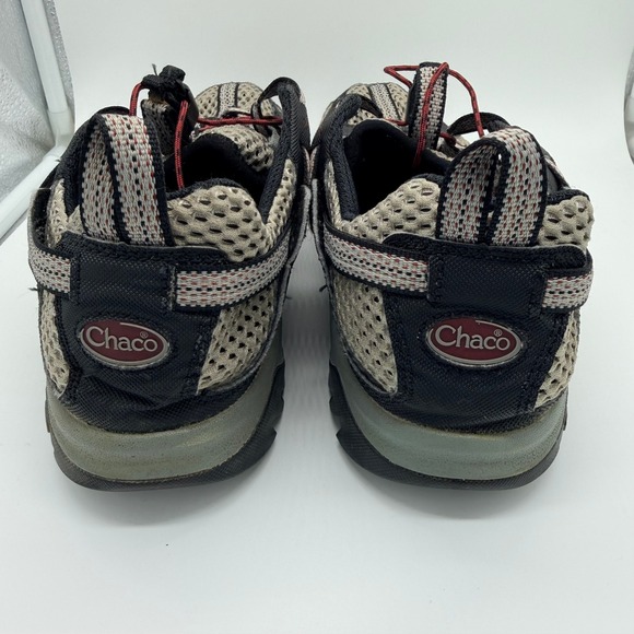 Chaco Mens Outcross Evo 1 Water Shoes Hiking Size 12 Gray Red Quick Lace - Picture 4 of 8